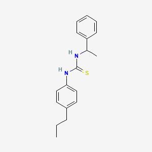 N-(1-Phenylethyl)-N'-(4-propylphenyl)thiourea