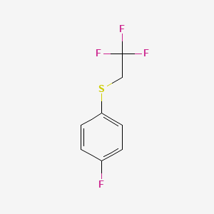 1-Fluoro-4-[(2,2,2-trifluoroethyl)sulfanyl]benzene