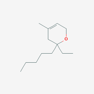 2-Ethyl-4-methyl-2-pentyl-3,6-dihydro-2H-pyran