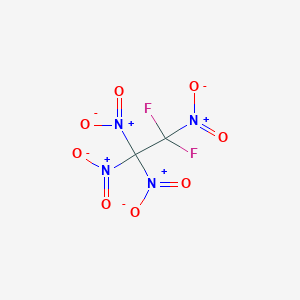 molecular formula C2F2N4O8 B15455035 1,1-Difluoro-1,2,2,2-tetranitroethane CAS No. 62084-81-5