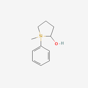 molecular formula C11H16OSi B15455057 1-Methyl-1-phenylsilolan-2-ol CAS No. 62336-27-0