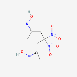 N,N'-(4,4-Dinitroheptane-2,6-diylidene)dihydroxylamine