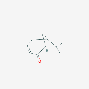 molecular formula C10H14O B15455161 7,7-Dimethylbicyclo[4.1.1]oct-3-en-2-one CAS No. 62235-11-4