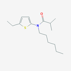 N-(5-Ethylthiophen-2-YL)-N-hexyl-2-methylpropanamide