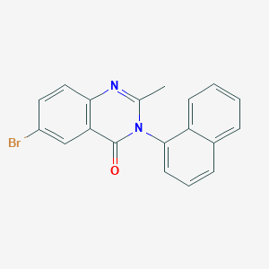 6-Bromo-2-methyl-3-(naphthalen-1-yl)quinazolin-4(3H)-one