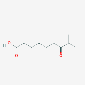 molecular formula C11H20O3 B15455189 4,8-Dimethyl-7-oxononanoic acid CAS No. 62115-83-7