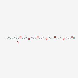 17-Hydroxy-3,6,9,12,15-pentaoxaheptadecan-1-YL pentanoate