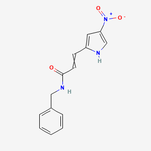 N-Benzyl-3-(4-nitro-1H-pyrrol-2-yl)prop-2-enamide