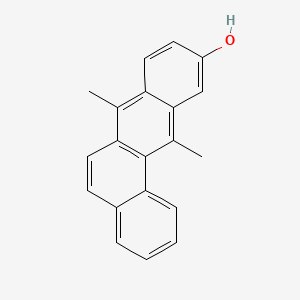 molecular formula C20H16O B15455267 Benz(a)anthracen-10-ol, 7,12-dimethyl- CAS No. 62064-38-4