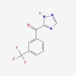 (1H-1,2,4-Triazol-5-yl)[3-(trifluoromethyl)phenyl]methanone