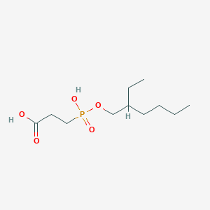 3-{[(2-Ethylhexyl)oxy](hydroxy)phosphoryl}propanoic acid