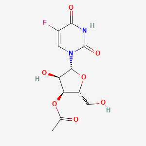 molecular formula C11H13FN2O7 B15455396 3'-O-Acetyl-5-fluorouridine CAS No. 62369-71-5