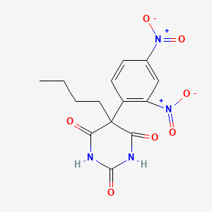 5-Butyl-5-(2,4-dinitrophenyl)pyrimidine-2,4,6(1H,3H,5H)-trione