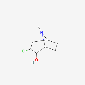 3-Chloro-8-methyl-8-azabicyclo[3.2.1]octan-2-ol