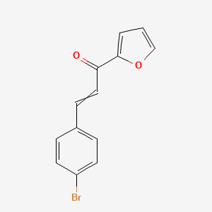 molecular formula C13H9BrO2 B15455525 2-Propen-1-one, 3-(4-bromophenyl)-1-(2-furanyl)- CAS No. 61864-70-8