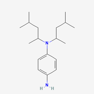 N~1~,N~1~-Bis(4-methylpentan-2-yl)benzene-1,4-diamine