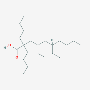 2,2-Dibutyl-4,6-diethyldecanoic acid