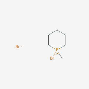 1-Bromo-1-methylphosphinan-1-ium bromide