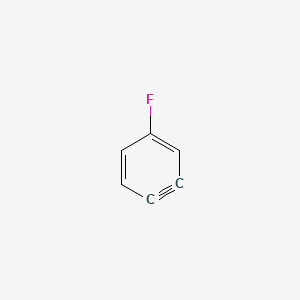 molecular formula C6H3F B15455699 2-Fluorocyclohexa-1,3-dien-5-yne CAS No. 62209-92-1