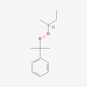 molecular formula C13H20O2 B15455701 {2-[(Butan-2-yl)peroxy]propan-2-yl}benzene CAS No. 61808-95-5