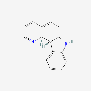 molecular formula C15H12N2 B15455705 (11bR,11cR)-11b,11c-dihydro-7H-pyrido[3,2-c]carbazole CAS No. 62099-74-5