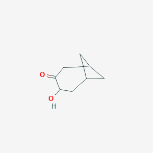 4-Hydroxybicyclo[4.1.1]octan-3-one