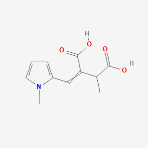 2-Methyl-3-[(1-methyl-1H-pyrrol-2-yl)methylidene]butanedioic acid