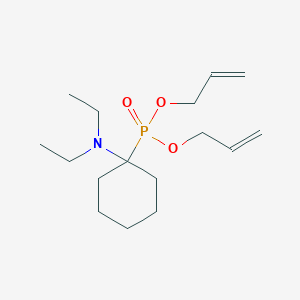 Diprop-2-en-1-yl [1-(diethylamino)cyclohexyl]phosphonate