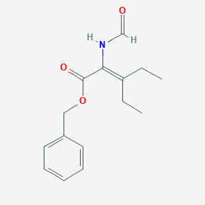 Benzyl 3-ethyl-2-formamidopent-2-enoate