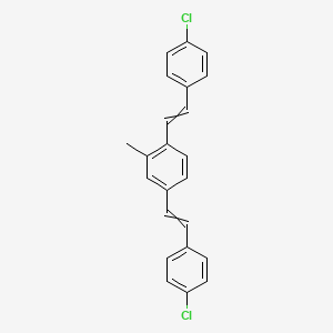 1,1'-[(2-Methyl-1,4-phenylene)di(ethene-2,1-diyl)]bis(4-chlorobenzene)