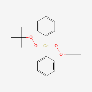 molecular formula C20H28GeO4 B15455813 Bis(tert-butylperoxy)(diphenyl)germane CAS No. 62277-78-5