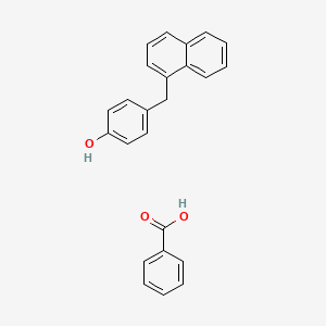 Benzoic acid;4-(naphthalen-1-ylmethyl)phenol