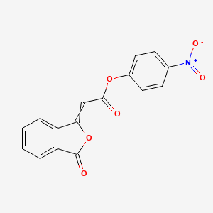 4-Nitrophenyl (3-oxo-2-benzofuran-1(3H)-ylidene)acetate