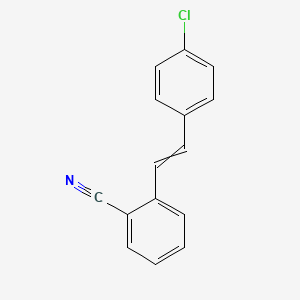 2-[2-(4-Chlorophenyl)ethenyl]benzonitrile