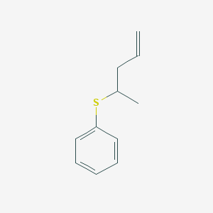 molecular formula C11H14S B15455941 Benzene, [(1-methyl-3-butenyl)thio]- CAS No. 62162-25-8