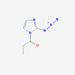 1-(2-Azido-1H-imidazol-1-yl)propan-1-one