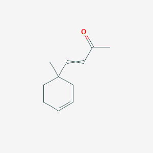 molecular formula C11H16O B15455969 4-(1-Methylcyclohex-3-en-1-yl)but-3-en-2-one CAS No. 61806-66-4