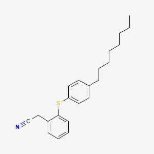 {2-[(4-Octylphenyl)sulfanyl]phenyl}acetonitrile