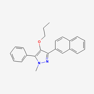 1-Methyl-3-(naphthalen-2-yl)-5-phenyl-4-propoxy-1H-pyrazole