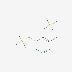 molecular formula C15H28Si2 B15456015 [(3-Methyl-1,2-phenylene)bis(methylene)]bis(trimethylsilane) CAS No. 62346-84-3