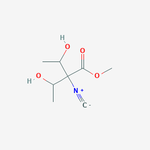 Methyl 3-hydroxy-2-(1-hydroxyethyl)-2-isocyanobutanoate