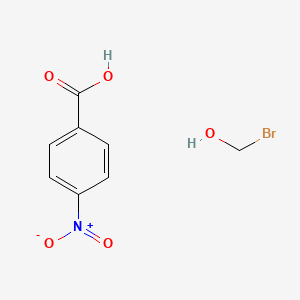 molecular formula C8H8BrNO5 B15456093 Bromomethanol;4-nitrobenzoic acid CAS No. 62153-87-1