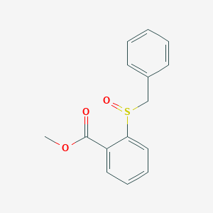 molecular formula C15H14O3S B15456155 Methyl 2-(phenylmethanesulfinyl)benzoate CAS No. 62331-90-2