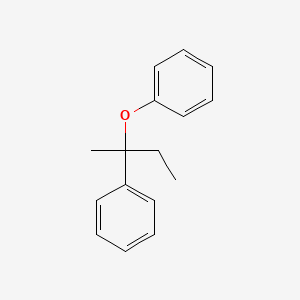 molecular formula C16H18O B15456159 (2-Phenoxybutan-2-yl)benzene CAS No. 61986-86-5