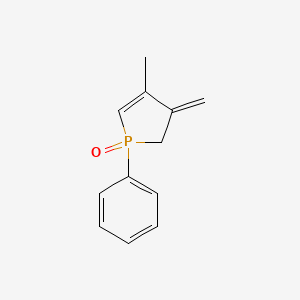 4-Methyl-3-methylidene-1-phenyl-2,3-dihydro-1H-1lambda~5~-phosphol-1-one