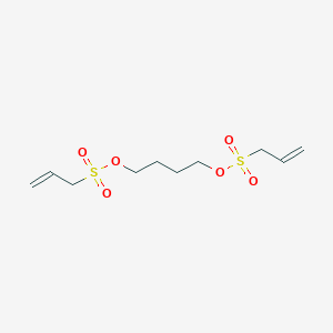 molecular formula C10H18O6S2 B15456229 Butane-1,4-diyl bisprop-2-ene-1-sulfonate CAS No. 61801-24-9