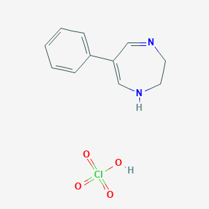 perchloric acid;6-phenyl-2,3-dihydro-1H-1,4-diazepine