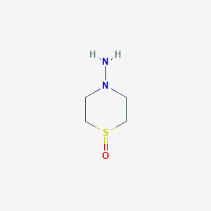 4-Amino-1lambda~4~,4-thiazinan-1-one