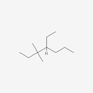 molecular formula C11H24 B15456392 4-Ethyl-3,3-dimethylheptane CAS No. 61868-32-4