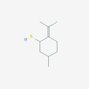 5-Methyl-2-(propan-2-ylidene)cyclohexane-1-thiol